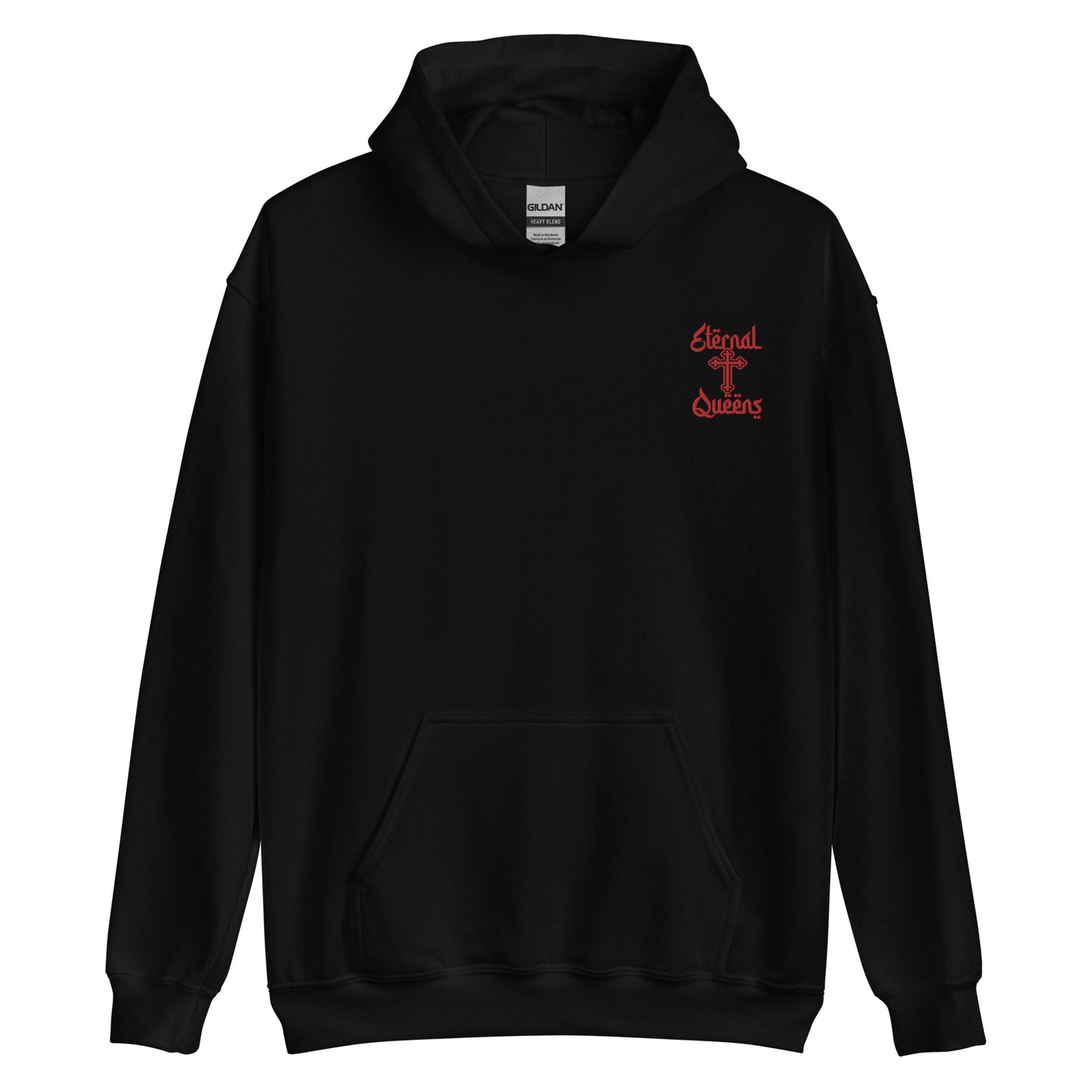 Red Eternal Queens cross logo