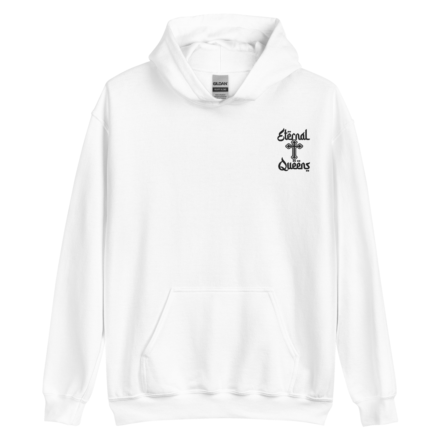Black Eternal Queens Cross logo Hoodie