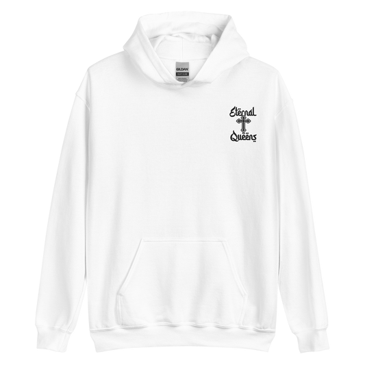 Black Eternal Queens Cross logo Hoodie