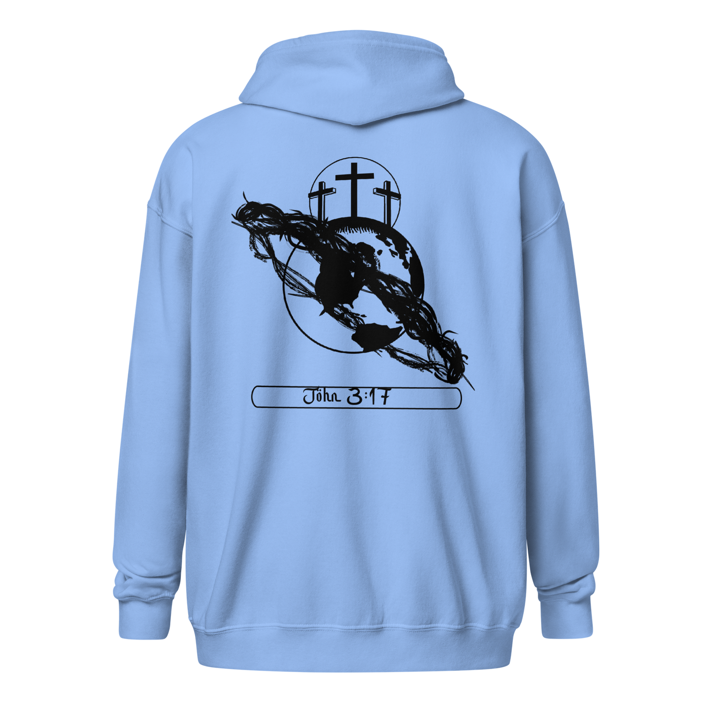John 3:17 zip-up Hoodie