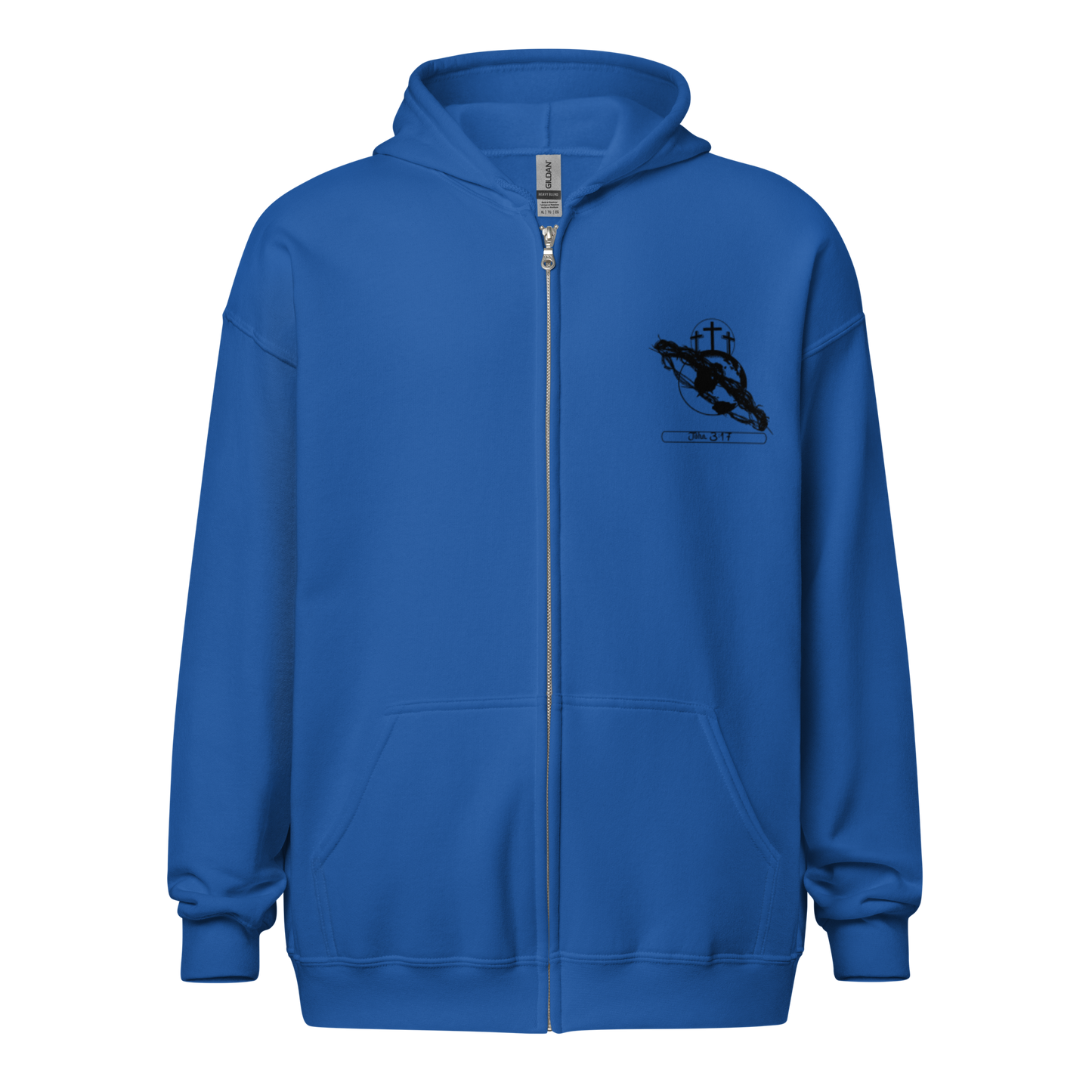 John 3:17 zip-up Hoodie