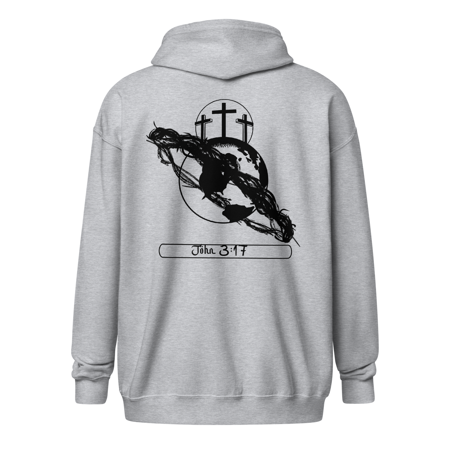 John 3:17 zip-up Hoodie