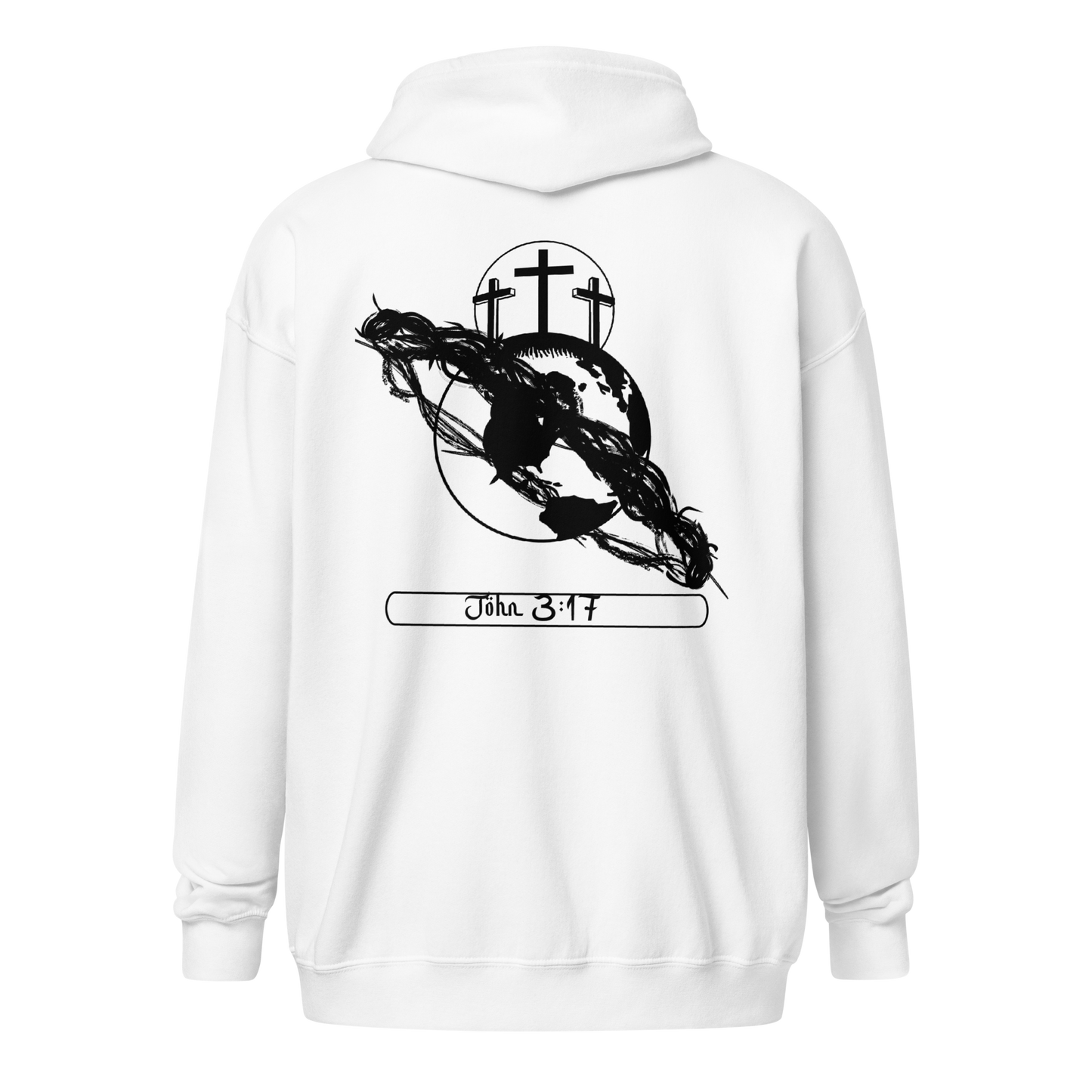 John 3:17 zip-up Hoodie