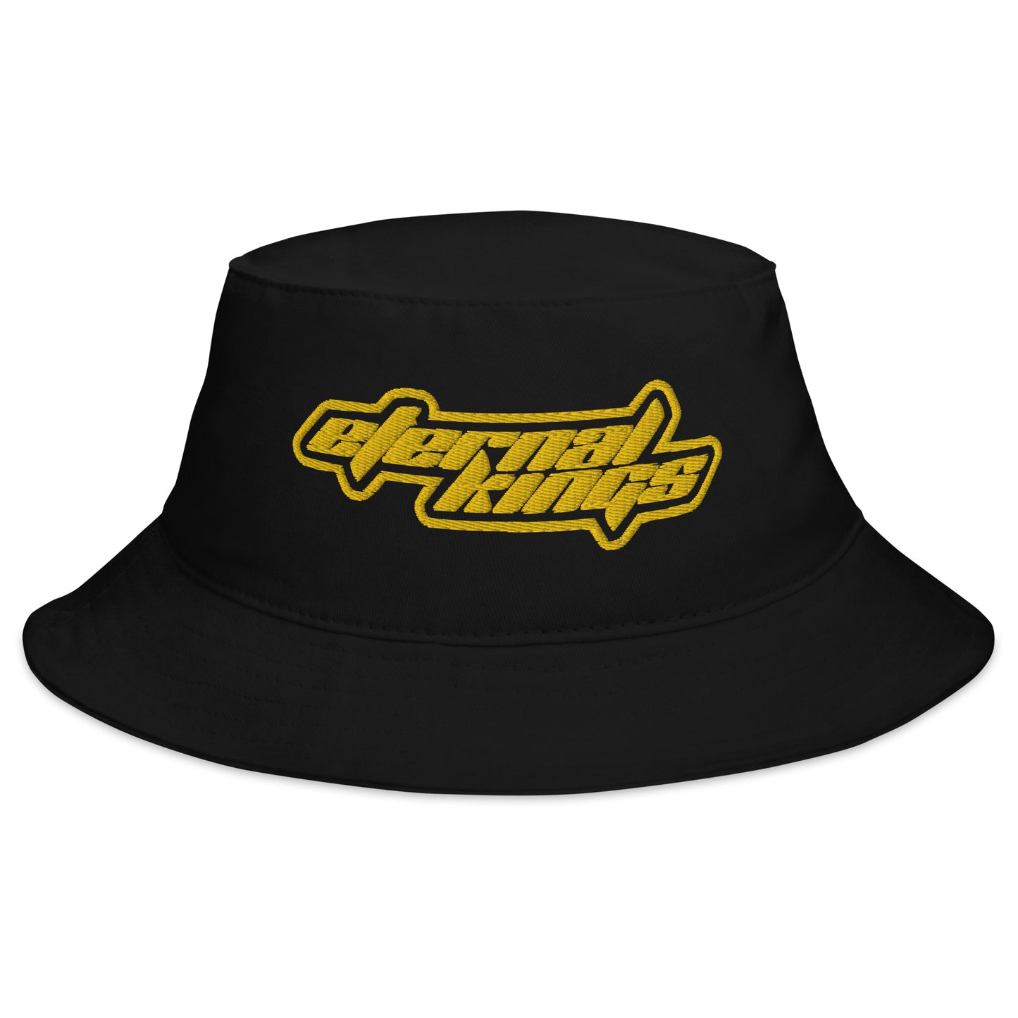 Yellow eternal kings word logo Bucket Hat