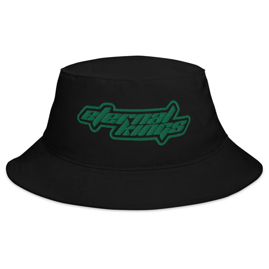 Green eternal kings word logo Bucket Hat