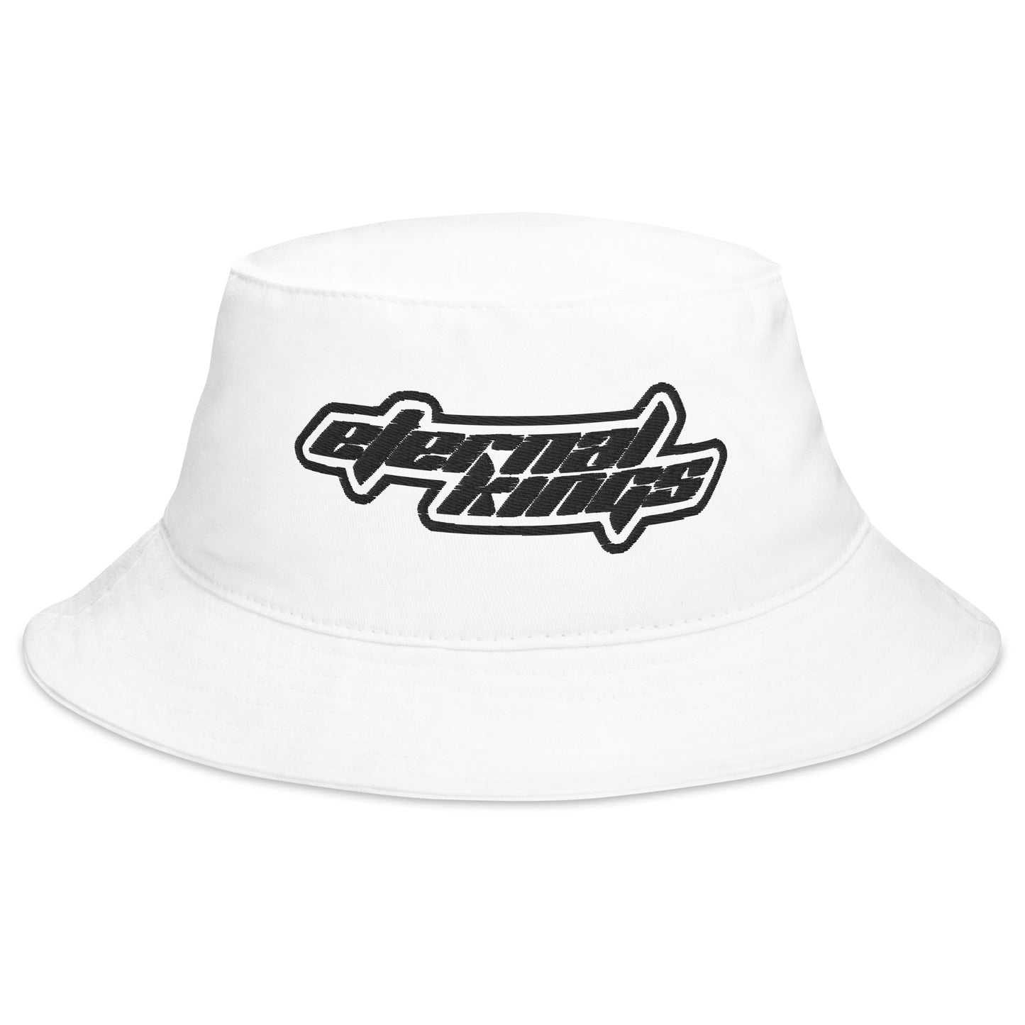 Black eternal kings word logo Bucket Hat