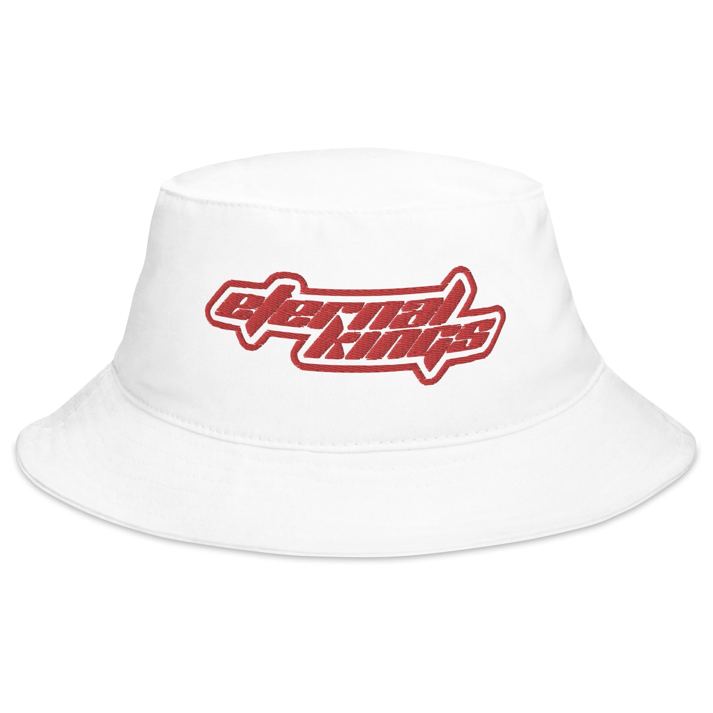 Red eternal kings word logo Bucket Hat