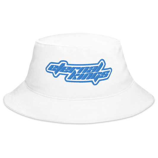Aqua/Teal eternal kings word logo Bucket Hat