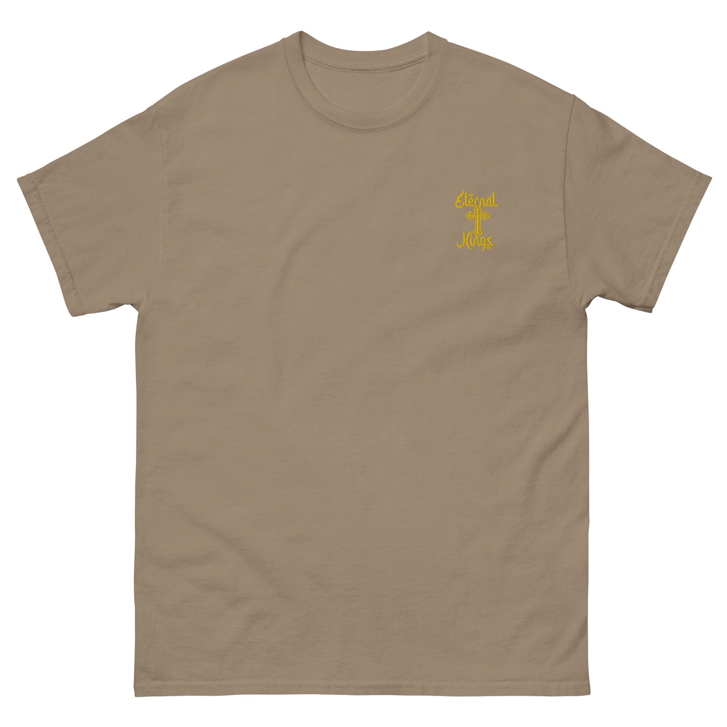 Yellow eternal kings cross logo t-shirt