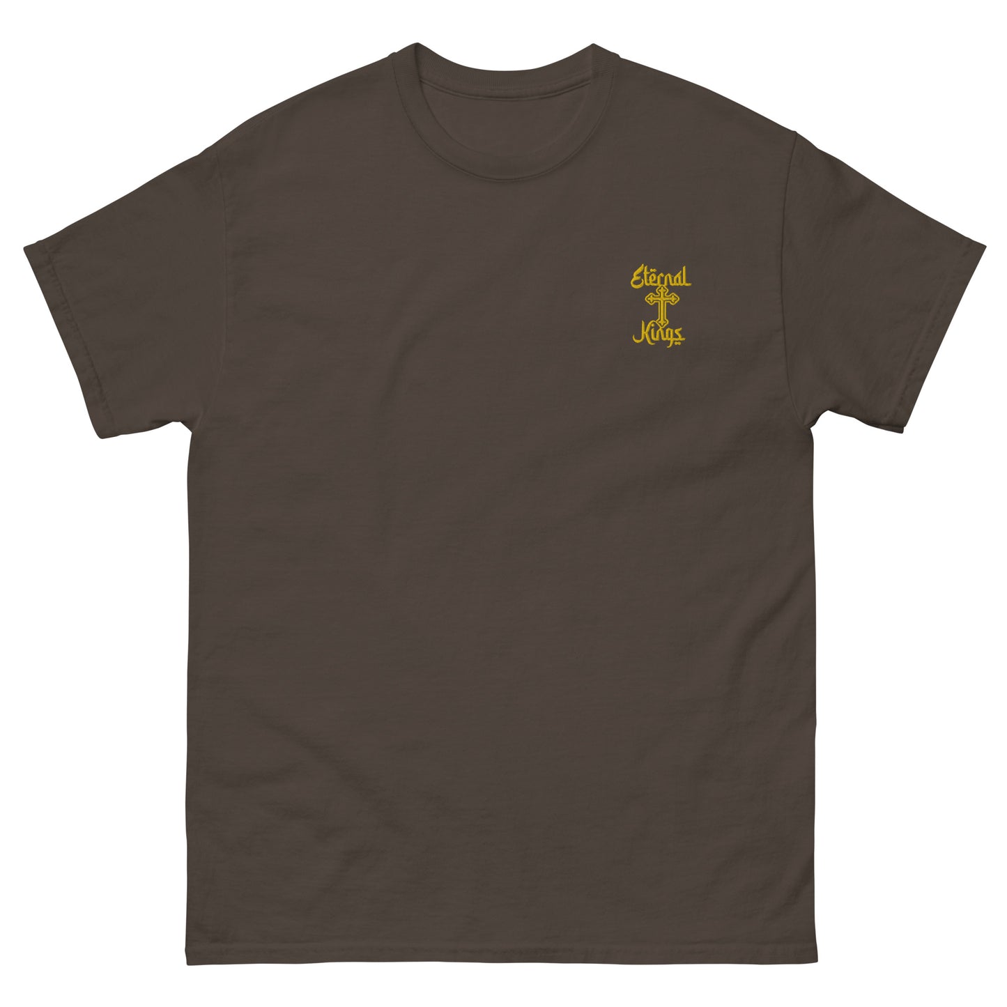 Yellow eternal kings cross logo t-shirt