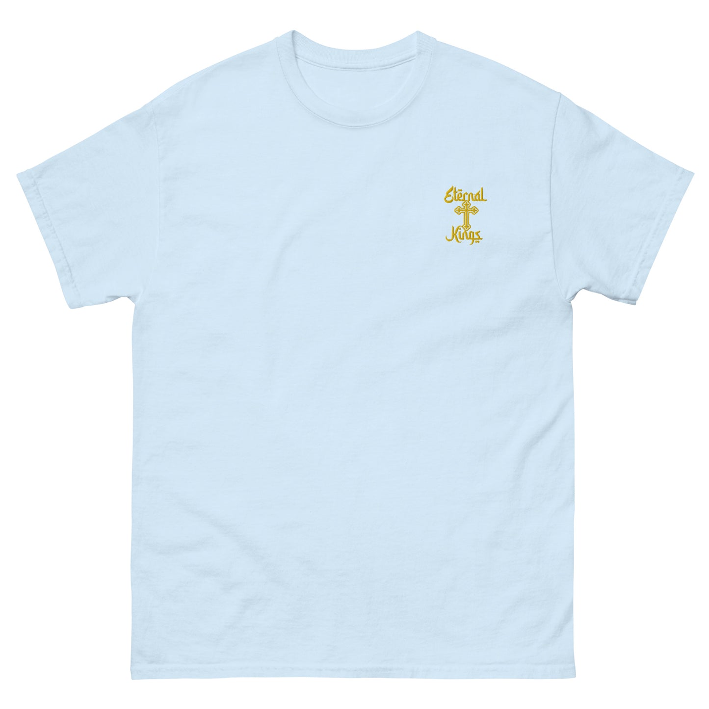 Yellow eternal kings cross logo t-shirt