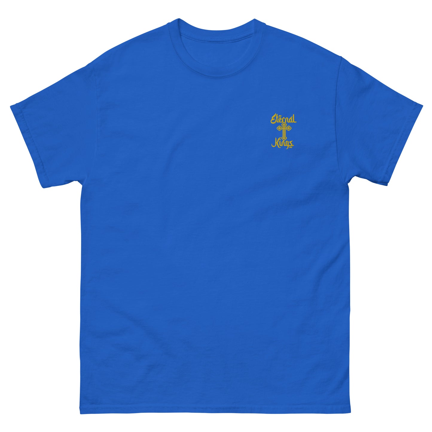 Yellow eternal kings cross logo t-shirt