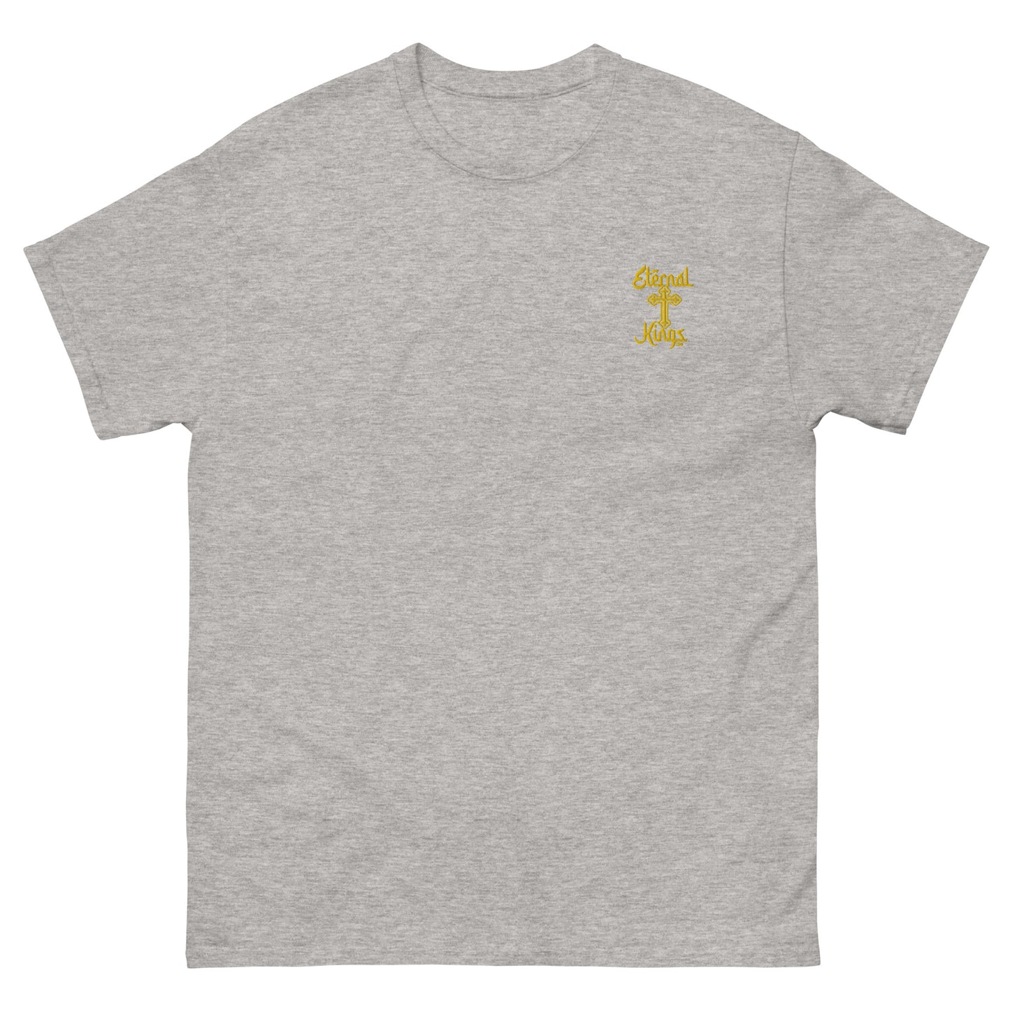 Yellow eternal kings cross logo t-shirt